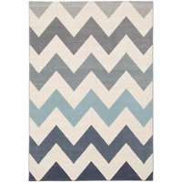 Alfombra decorativa Canvas Waves 120 x 170 cm multicolor
