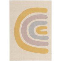 Alfombra decorativa Canvas Arcoiris 120 x 170 cm multicolor