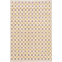 Alfombra decorativa Canvas Franjas 120 x 170 cm multicolor