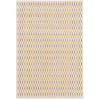 Alfombra decorativa Canvas Franjas 120 x 170 cm multicolor