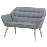 Sillón Cassio 2 cuerpos gris