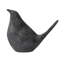 Figura decorativa pájaro negro 14 x 6.5 x 11.5 cm