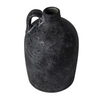 Jarrón decorativo negro 11.5  x  18 cm