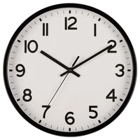 Reloj de pared Ground 30 cm negro