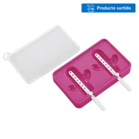 Pack de 2 moldes para helado Cactus de silicona
