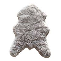 Alfombra caminero Sheepskin 60 x 90 cm gris