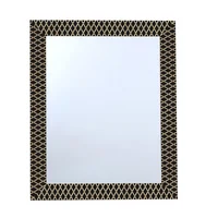 Espejo rectangular Thick 69 x 84 cm café