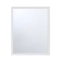 Espejo rectangular 60 x 75 cm blanco