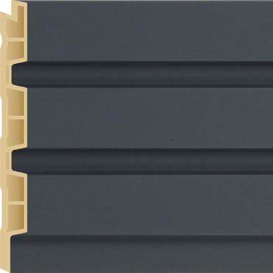 Revestimiento pared Wall Panel WPC Dark gris interior 12 x 240 cm