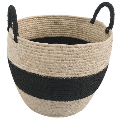 Macetero canasto Tribal Bicolor 24 x 20 cm