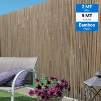 Cerco de bamboo 2 x 5 m