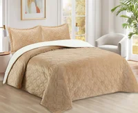 Cubrecama CYB Sherpa beige King