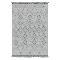 Alfombra decorativa Desing 160 x 230 cm gris