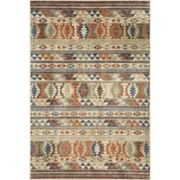 Alfombra decorativa Tulum 120 x 180 cm multicolor