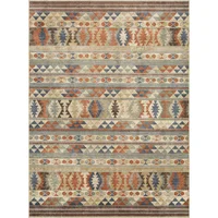 Alfombra decorativa Tulum 200 x 285 cm multicolor