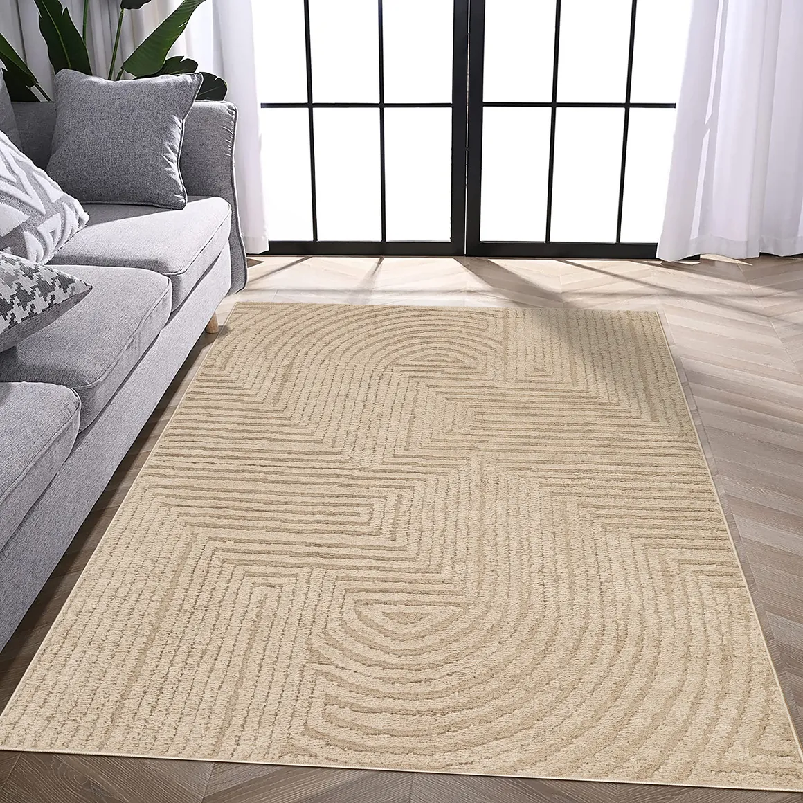 Alfombra decorativa Alloe Japan 133 x 190 cm - Sodimac.com.uy