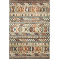 Alfombra decorativa Tulum 160 x 235 cm multicolor