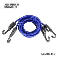Pack de 2 tensores elásticos 200 cm x 0.8 mm