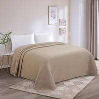 Frazada Polar 195 x 220 cm taupe
