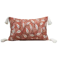 Almohadón decorativo Áfrika tassels 30 x 50 cm café