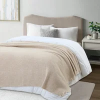 Manta Clásico 130 x 160 cm beige