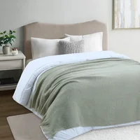 Manta Boho 130 x 160 cm verde