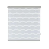 Cortina enrollable Día y Noche Wave blanca 120 x 165 cm