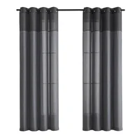 Cortina de tela 130 x 220 cm gris