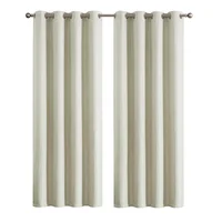Pack de 2 cortinas de tela Lucca 140 x 250 cm crema