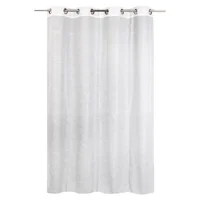Cortina de tela velo Jacquard 140 x 220 cm blanco