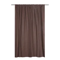 Cortina de tela Black Out Valeria 140 x 250 cm chocolate