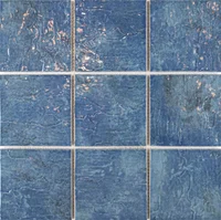 Mosaico Pool XL azul brillante 30x30 cm