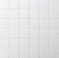 Mosaico Square  blanco mate brillante 30x30 cm