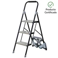 Escalera carro 2 en 1 3 peldaños 1.15 m aluminio