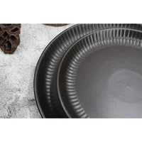 Juego de vajilla 30 piezas Delos negro