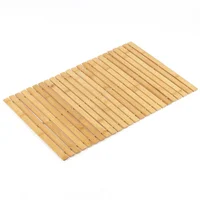 Alfombra de baño 40 x 60 cm bambú