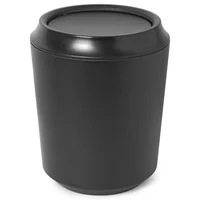 Basurero Corsa 6 L de plástico negro vaivén