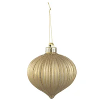 Adorno para árbol onion Aos dorado 10 cm