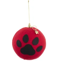 Esfera Pet Glam roja 10 cm