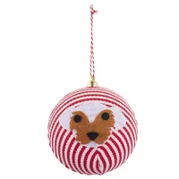 Esfera Pet Glam perro roja 10 cm