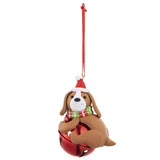 Adorno para árbol perro cascabel Pet Glam 8 cm