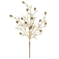 Adorno para árbol pick Story dorado 40 cm