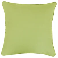 Almohadón decorativo Boho solid 45 x 45 cm verde