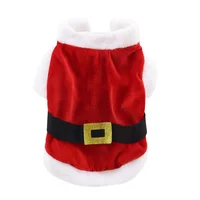 Disfraz de Papá Noel para mascotas 23 x 33 cm