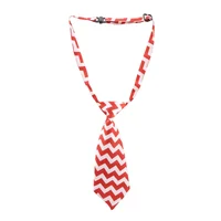 Corbatín para mascotas rojo y blanco pet