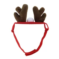 Diadema para mascotas astas de reno pet