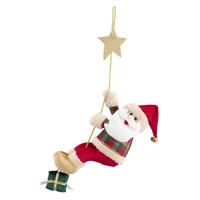 Santa colgado 60 cm rojo