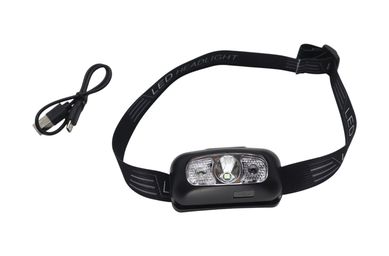 Linterna de camping frontal con carga USB