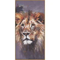 Cuadro León cara 40 x 80 cm