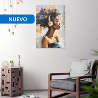 Canva Mujer Música 40 x 60 cm